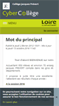 Mobile Screenshot of jacques-prevert.cybercolleges42.fr