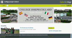 Desktop Screenshot of joseph-collard.cybercolleges42.fr