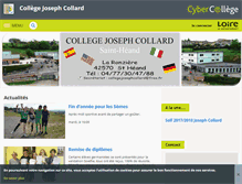 Tablet Screenshot of joseph-collard.cybercolleges42.fr