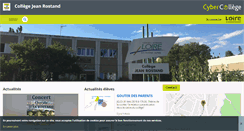 Desktop Screenshot of jean-rostand.cybercolleges42.fr