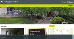 Desktop Screenshot of jacques-brel.cybercolleges42.fr
